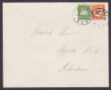 Denmark Deluxe KØGE Koege 1936 Cover To KØBENHAVN Hans Christian Andersen Motives Mermaid Ugly Duckling Bird Vogel Swan - Lettres & Documents