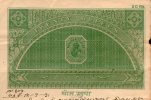 India Fiscal 1932 KG V Rs.20 Folded NASIK Stamp Paper  Revenue Court Fee Stamp Paper In Fold Condition Inde Indien # 106 - Dienstmarken