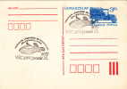 ZEPPELIN, 1991, CARD STATIONERY, ENTIER POSTAL, METER MARK ON CARD, ROMANIA - Zeppelins