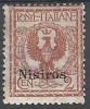 1912 EGEO NISIRO AQUILA 2 CENT MH * - RR10108 - Ägäis (Nisiro)