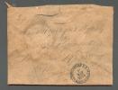 RARE!  1888  RUSSIA    LATVIA  VALUE LETTER WITH WAX SEALS , RUTZAU   RUCAVA  TO  TUKUMS  TUCKUM - Brieven En Documenten