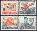 YU 1954-751-4 150 YEARS SERBIEN REVOLUTION, YUGOSLAVIA, 4v, Used - Oblitérés