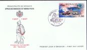 MC+ Monaco 1996 Mi 2336 FDC Automobilsport - Lettres & Documents
