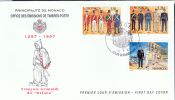 MC+ Monaco 1997 Mi 2359-61 FDC Palastgarde - Cartas & Documentos