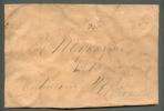 RARE!  1888  RUSSIA   LATVIA  MONEY LETTER WITH WAX SEALS , TOROPETS  PSKOV   TO  TUKUMS  TUCKUM - Covers & Documents