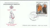 MC+ Monaco 1997 Mi 2379 FDC Petrus Und Paulus - Brieven En Documenten