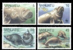 (003) Vanuatu  Marine Mammals / Dolphins / Dauphins / Delfine / WWF  ** / Mnh  Michel 782-85 - Vanuatu (1980-...)