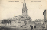 63  - THURET  - CPA - L' Eglise  -  Vue Animée - écrite 1914 - Aigueperse