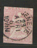 P147.-.SWITZERLAND / SUIZA .-. 1854 .-. MI # : 15  II  - USED - SITZENDE HELVETIA - Used Stamps