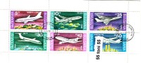 BULGARIA / Bulgarie 1990 AIRPLANS  S/M - Used/oblitere (O) - Usati