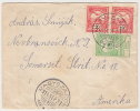 1914 Hungary Cover Sent To Amerika, USA. Nagyszabos 914.Sep.21. - Slavosovce. (G13c215) - Lettres & Documents