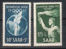 Saar,314-15,postfrisch - Nuevos