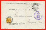 LUXEMBOURG LETTRE OFFICIELLE DE 1931 DE LUXEMBOURG POUR LONGWY FRANCE - Service