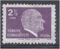 TURKEY 1979 Kemal Ataturk - 21/2l Lilac MH - Unused Stamps