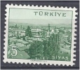 TURKEY 1958 Towns (Small Size) -  Green (Sivas) - 5k. MH - Ongebruikt