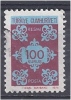 TURKEY 1975 Official -   Red And Blue - 100k. FU - Official Stamps