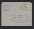 India Postage Aerogramm Terizhandur Circ. 1958 To Germany - Covers & Documents