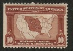 U.S.A.   Scott #  327*  F-VF MINT Hinged - Nuevos