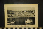 CP 06- MENTON LA COTE D'AZUR   155 LA VILLE ET LE PORT   NON VOYAGEE EDITEUR COMBIER - Menton