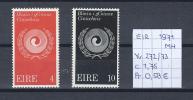 Eire 1971 - Yv. 272/73 Postfris Met Plakker/neuf Avec Charnière/MH - Ungebraucht