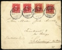 1903 Sweden Multifranked Cover Sent To Germany.  Malmo 26.10.03. (G17c006) - Brieven En Documenten