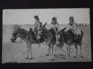 PROMENADE à DOS D'ÂNE Sur Une PLAGE - Animée - Pliure Du Coin Sup. Gauche (voir Scans) - Nord-Pas-de-Calais