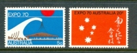 1970 AUSTRALIA EXPO IN OSAKA MICHEL: 432-433 MNH ** - 1970 – Osaka (Japon)