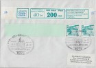 Bund Brief Mef Minr.2x 915 Rollenanfang, Banderole SST Neu-Isenburg 2.9.78 - Rollenmarken