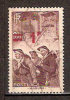 Timbre France Y&T N° 489 (1) Obl .  Mineurs. 1 F. Sur 2 F 15. Brun-lilas. Cote 0,50 € - Used Stamps