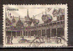 Timbre France Y&T N° 499 (2) Obl .  Hôtel-Dieu De Beaune. 5 F. Brun-noir. Cote 0,30 € - Usados