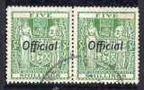 NOUVELLE  ZELANDE - TIMBRES DE SERVICE N° 82  X2  Obl  (1938) - Dienstzegels