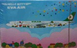 2012 Poker Of EVA AIR (airline Co. Of Taiwan) Hello Kitty Airplane Plane Playing Cards - Cartes à Jouer Classiques