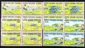 Kenya Uganda Tanzania KUT 1973 Hospital Airport Hydroelectric Plant Blk Of 4 MNH - Kenya, Oeganda & Tanzania