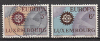 Luxembourg 700 à 701 Obl. - Oblitérés