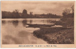 CPA Jouy Le Moutier  Bord De L´ Eau 95 Val D´ Oise Barques - Jouy Le Moutier