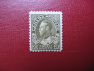 CANADA  1911  (*) S&G #  212   - P12 - Sans Gomme - Without Gum - Olive Green - Ongebruikt