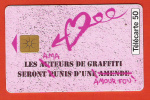 TELECARTE  1995   GRAFFITI NAF NAF   50 Unités - 1995