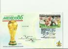 BEQUIA-GRENADINES 1986-FDC  OFFICIAL WORLD CUP  MEXICO 1986 - 1 STAMP OF 1.50 $ BEQUIA JULY 3,1986 REFBEQUIA 2 - 1986 – México