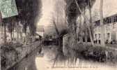 ESSONNES USINES SUR LE CANAL  AVEC LE PERSONNEL    EDIT   CLC     CIRC 1906 - Essonnes