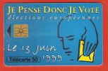 TELECARTE  1999   Parlement Européen   50 Unités - 1999