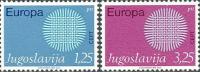 YU 1970-1379-80 EUROPA CEPT, YUGOSLAVIA, 1 X 2v, MNH - Ungebraucht