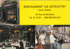 Brussel, Bruxelles, Restaurant La Cotelette, Rue De Bouchers (pk10447) - Pubs, Hotels, Restaurants