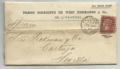 GREAT BRITAIN – 1873 1d BOOK POST PRINTED MATTER TO SPAIN - Briefe U. Dokumente