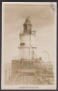 United Kingdom PPC Northumberland Blyth Lighthouse Leuchtturm Pfare BLYTH 1924 Echte Real Photo Véritable (2 Scans) - Autres & Non Classés