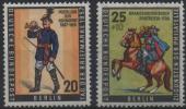 ALLEMAGNE BERLIN  139 + 156 ** MNH Journées Du Timbre 1956 1957 Postillon Facteur - Nuovi