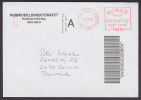 Norway Airmail A-Prioritaire RUSMIDDELDIREKTORATET Meter Stamp 1998 Cover Porto Betalt Port Payé 74549 To Denmark - Briefe U. Dokumente