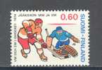 (SA0431) FINLAND, 1974 (World And European Ice Hockey Championships, Finland). Mi # 745. MNH** Stamp - Neufs