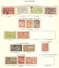 INDIA - TRAVANCORE 1937 - 1947 FINE USED COLLECTION ON 2 PRINTED ALBUM PAGES Cat £66+ - Travancore