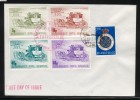 GB STRIKE MAIL COVER (SAFE SPEEDY SERVICE)  2ND ISSUE SET OF 4 FDC VIA BELGIUM 15/2/71 HORSE CARRIAGE - Local Issues