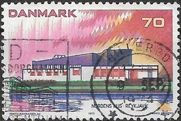 DENMARK 1973 Nordic Countries' Postal Co-operation. - 70ore - Nordic House Reykjavik FU - Usado